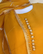 Embroidered Chiffon Stitched 3-Piece Suit (FTMM3)