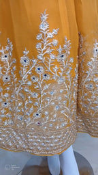 Embroidered Chiffon Stitched 3-Piece Suit (FTMM3)